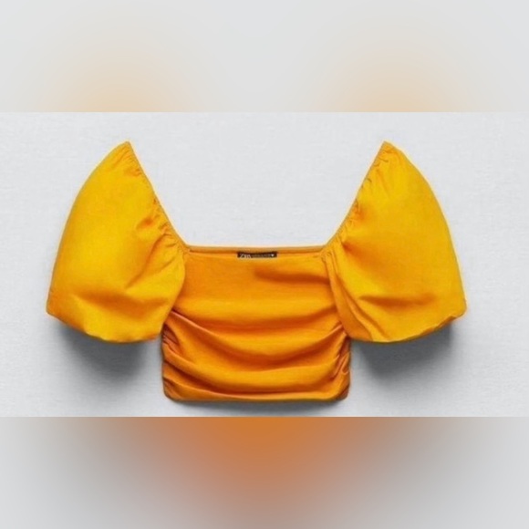 Zara Asymmetrical Pink Fushia One Shoulder Ruffle Top - Picture 3 of 5